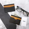 Plum Dot MA2 MA3 Calfskin Saffiano Simple Card Wallet