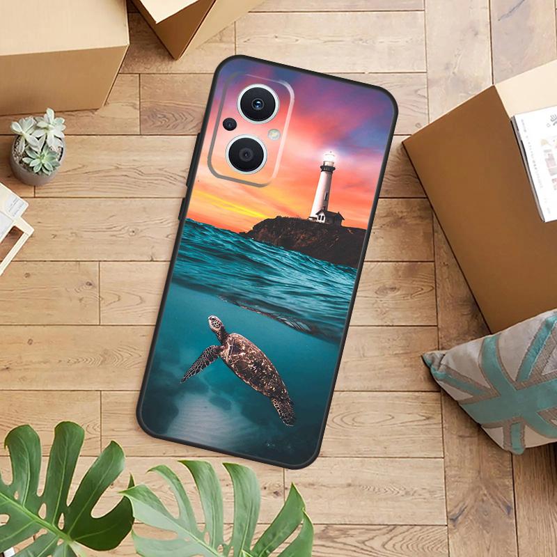 

Милый Мультяшный Чехол с Черепашками Для OPPO Reno 13F 14F 12F 10 11 12 13 14 Pro 7 8 Lite OPPO Find X6 X5 X8 X9 Pro Чехол OPPO Find X5 Pro