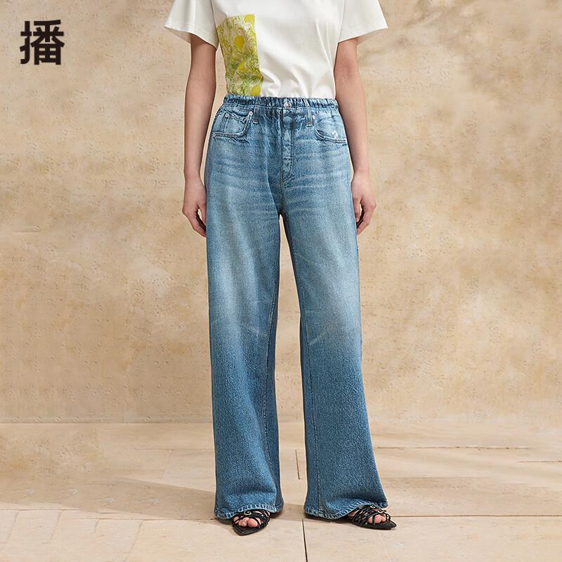 

Broadcast Women s High-Waist Wide-Leg Denim Jeans S