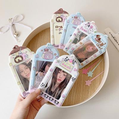 New Arrival Kpop Creative Photocard Holder Idol Card Holder 3 Inch Polaroid Display Pendant Small Picture Frame Protective Cover