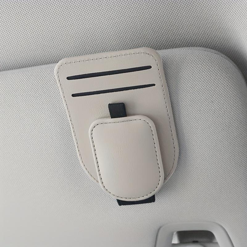 1Pc High-Quality Car Glasses Clip Multifunctional Car Sun Visor Card Holder In-Car Glasses Storage Rack Sunglasses Clip