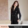 Navy Blue Women's Suit Set - 2025 Spring/Autumn High-End Hotel Manager Professional Business Uniform.
