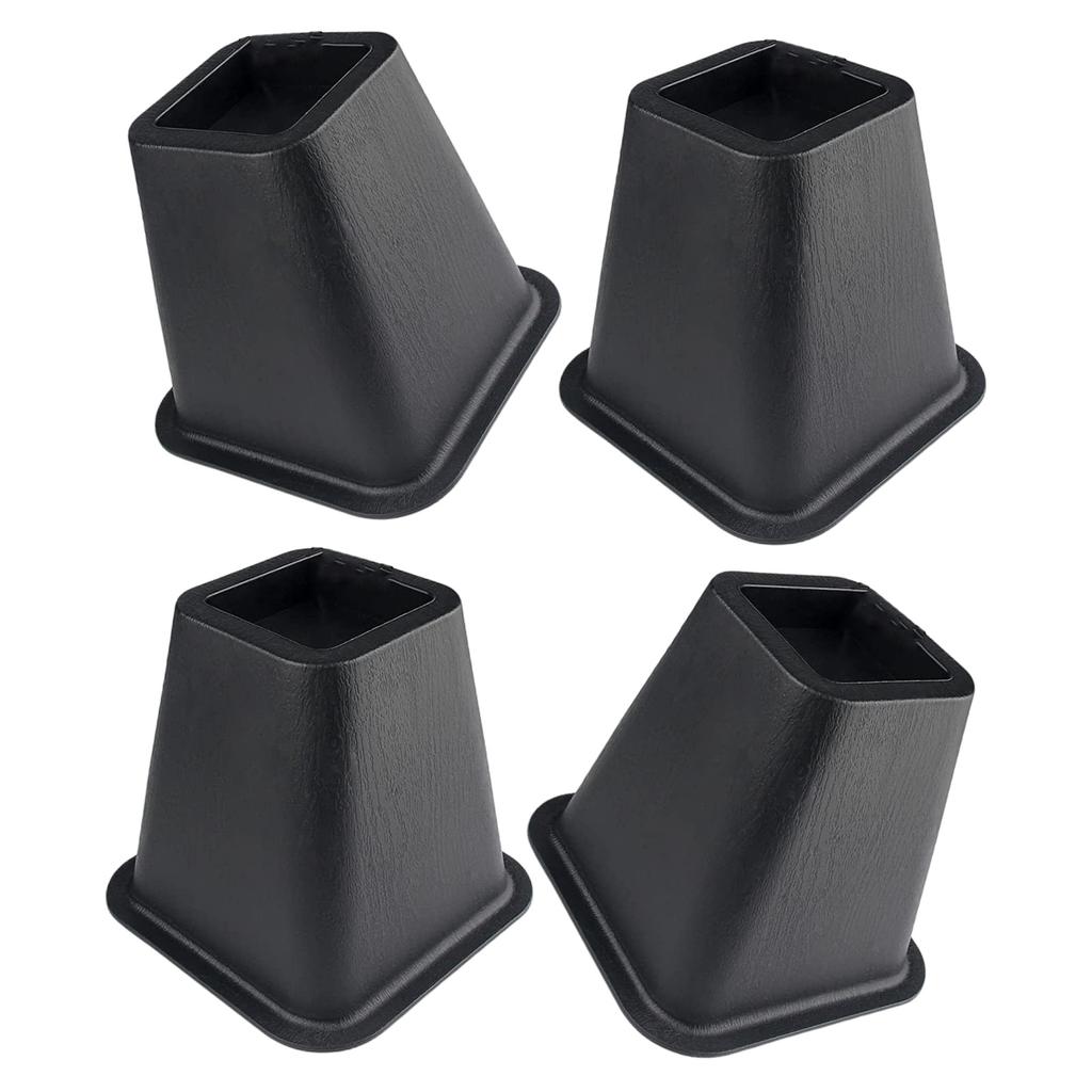 Pack of 4 Multipurpose 6Inch Bed Risers Furniture Lift Support Convenient Accessory for Sofa Table Chair Desk Use