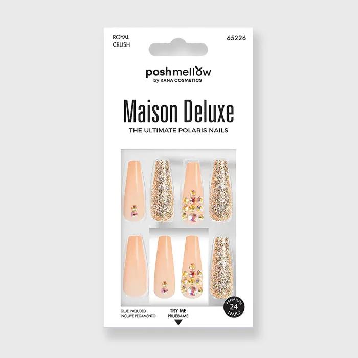 

Maison Deluxe Mason Deluxe Накладные ногти 12 типов (Выберите 1) 65221 - CHAMPAGNE DREAM