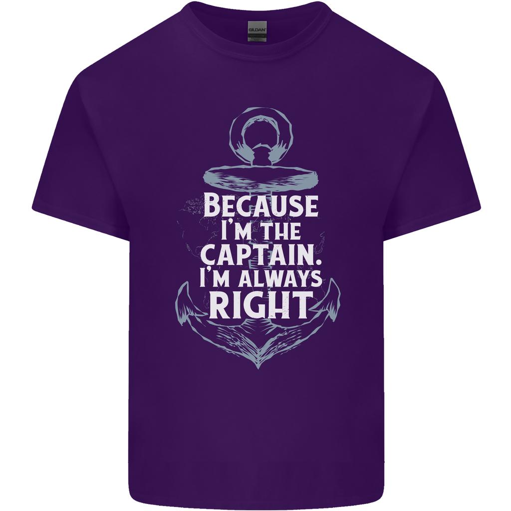 Sailing Captain Narrow Boat Barge Sailor Unisexs Light Cotton TShirt