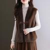 New fur vest women's autumn and winter imitation mink vest waistcoat slim large size coat
