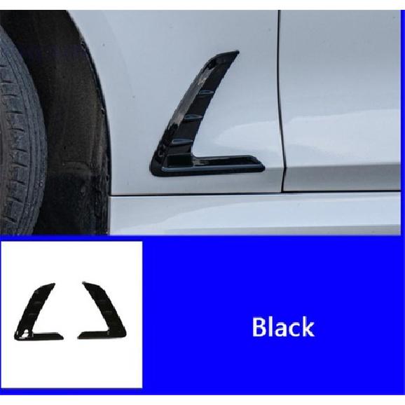 Pair Car Side Body Cover Trim Emblem Gloss Black For BMW 3 Series G20 -
