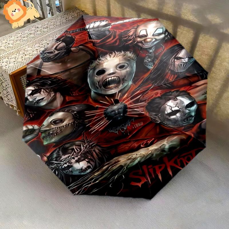Slipknot: All Hope Gone Folding umbrella 8 paraphenoid bones durable Umbrella Sun umbrella Umbrella