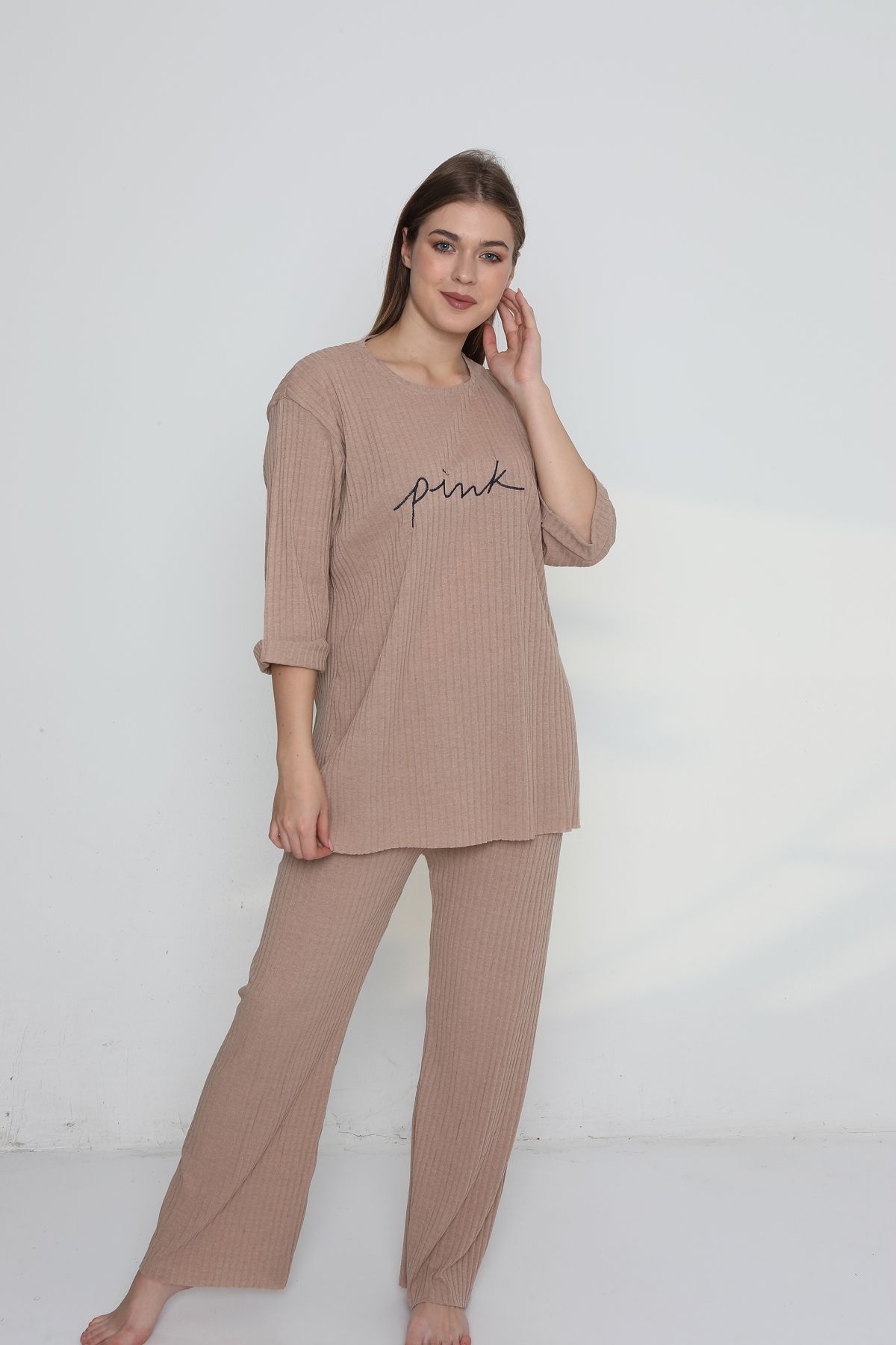 

Women s Style Plus Size Pajama Set Pumpkin Written Camisole Big Size Pajama Set