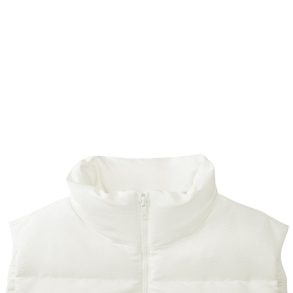 Li-Ning Sports Trend Series Loose Stand Collar Letter Down Vest Women vest AMRV050-1