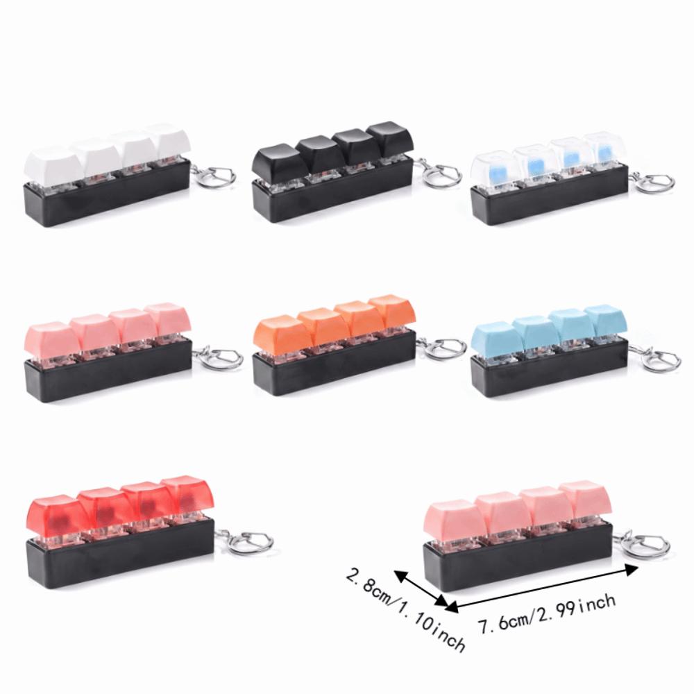Key Cap Clicker Keycap Fidget Keychain Finger Button Keyboard Clicker Keychain  Children