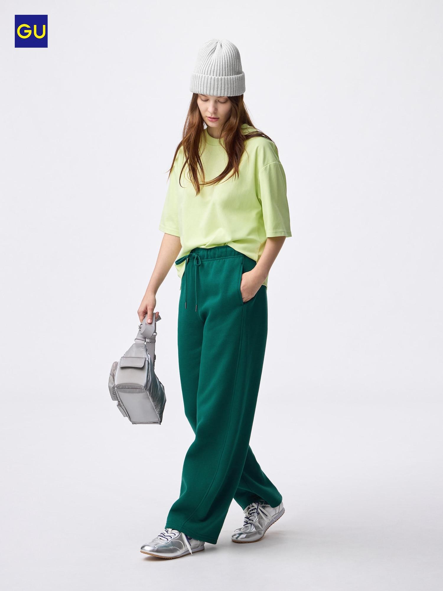 

Uniqlo Gu Свитшоты Тяжелого Веса с Широкими Штанинами