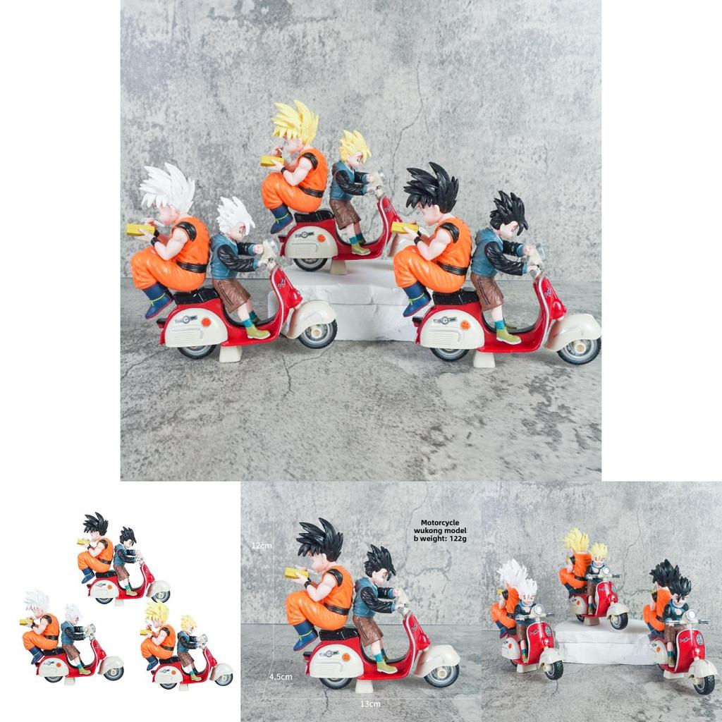 Dragon Ball Son Goku And Gohan Pvc Model Set With Collectible Design For Anime Enthusiasts