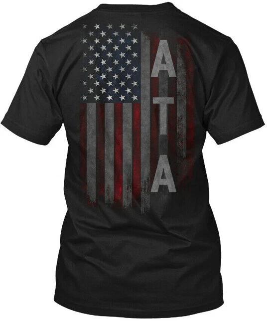 

Ata Family American Flag T shirt Made in the USA Size S to 5XL 3XL