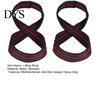 Non-slip Lifting Straps 2Pcs Figure 8 Strap Men Women Anti-Slip Weightlifting Grip Band Fitness Wrist Bands Bodybuilding Powerlifting Strength