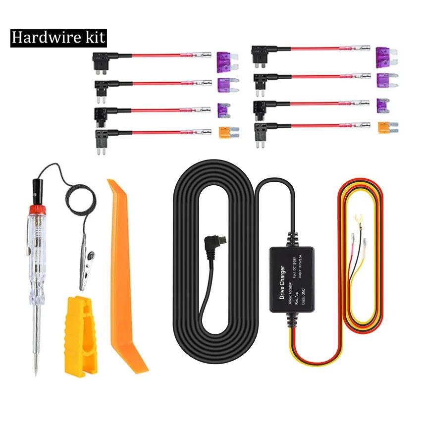 for 70mai Hardwire Kit Micro USB for 70mai 4K A800S A500S S500 D06 M300 LIte2 A200 Hardwire Kit for Car DVR 24H Parking Monitor