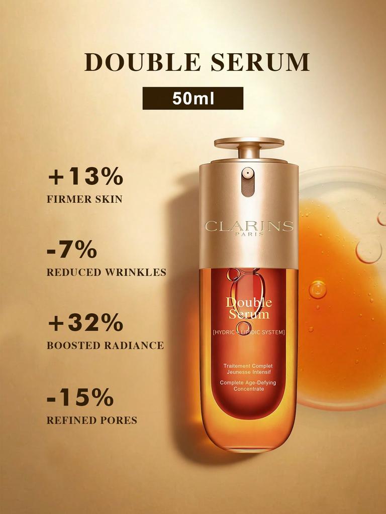Clarins Double Serum Complete Age Control Concentrate 30ml/50ml Anti-Aging Anti-Wrinkle Essence