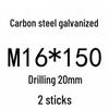 Extra Long Expansion Screws Set - Pull-Out Bolts M6/M8/M10/M12/M14/M16 in Various Sizes (200x250x300x400)