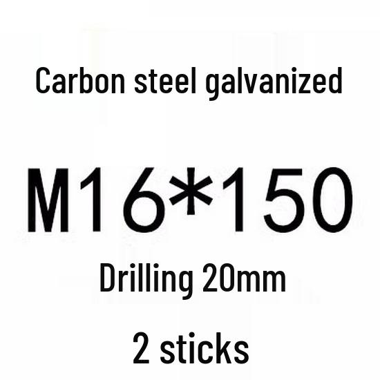 Extra Long Expansion Screws Set - Pull-Out Bolts M6/M8/M10/M12/M14/M16 in Various Sizes (200x250x300x400)