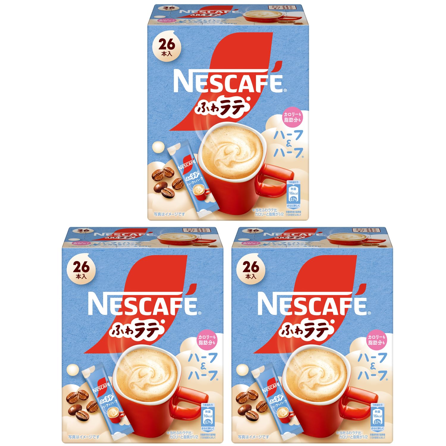 

Nescafe Fluffy Latte Half Half 26 bottles x 3 boxes & [Stick Coffee] [Cafe Ole] [Latte]