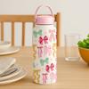 INS Insulated Water Bottle Portable Floral Thermal Cup Drinkware Thermal Water Bottle  Office