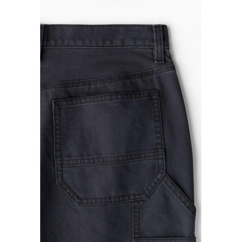 H M Baggy Fit Carpenter Pants Black
