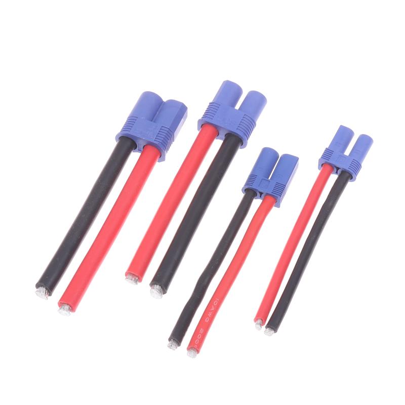 Ec2/3/5/8 Male/Female Plug Jack Wire Connector Battery Connector For Car Rc Battery Toys Charging Adapter Diy Lipo Battery Parts