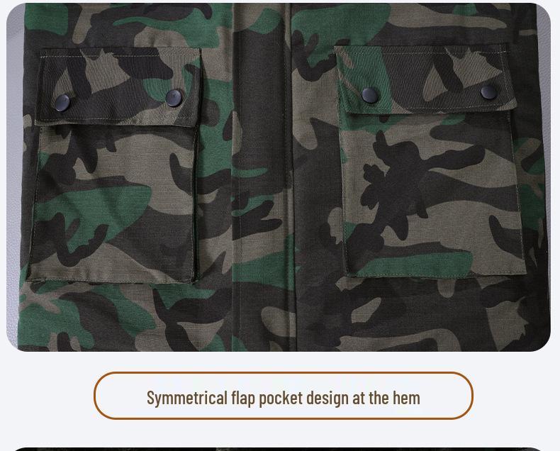 Men's Winter Camouflage Jacket: Thickened Cotton, Waterproof, Anti-Cold Military-Style Coat, Plus Velvet, 2024 Model