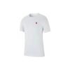 Solid Color Casual Crew Neck Short Sleeve T-Shirt Men Tops White BV5809-102