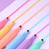 Highlighting Pen with Distinct Markings, Single-ended Triangular Shaft, Multi-color Soft Tip, for Marking in Notebooks and Handbooks.