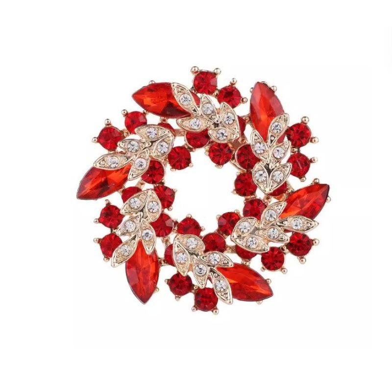 New Alloy Brooch High-end Niche Women's Peony High-end Pin Coat Suit High-end Versatile Brooch