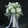 Artificial Vintage Flowers Bouquet Wedding Ceremony Bouquet Beautiful Bouquet for Bridal Shower Ceremony