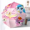 Cute Characters Desserts Automatic Opening and Closing, 8 rib Structure Portable Umbrella, Suitable for Men and Women in All Seasons  Perfec