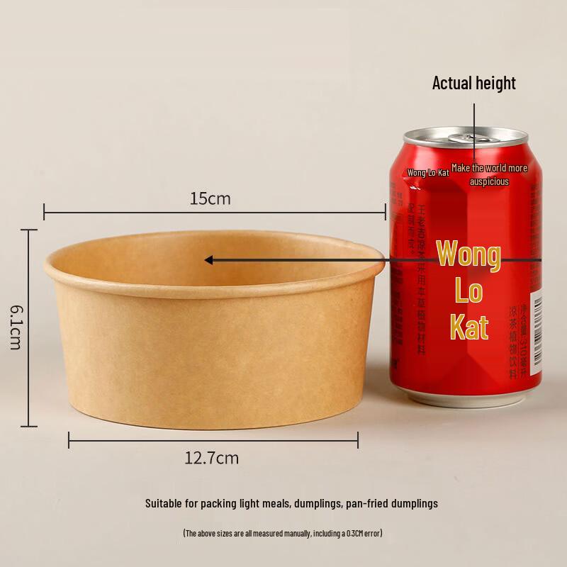 Handun Disposable Wheat Straw Salad Bowls