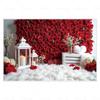 MOON.QG Valentine's Day Decoration Photo Background Candy Shop Teddy Bear Rose Soad Backdrops For Photography Studio Photozone