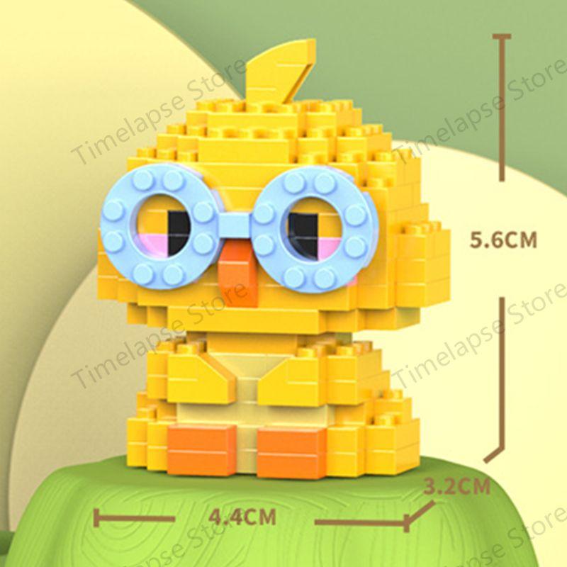 Diy Cute Animals Lion Corgi Dolphin Hamster Rabbit Dog Cats Fish Tanks Building Blocks Kit Girl Bricks Model Kids Toy Children