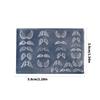 Flexible Nails Mould Wing Shape Nails Art Template Moulds Silicone Texture Suitable for Beauticians and Art Learners