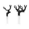 Rod Holder Mount Bracket Fishing Poles Support Fishing Rod Stand Rustproof Single/Double Poles Holder Fishing Equipment