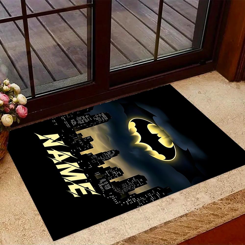 Looney Space Jam Run Event Customizable Name Floor Mat Suitable for Decorate room Balcony Entryway Dining Room Anti-slip Rug Anime Office Decor