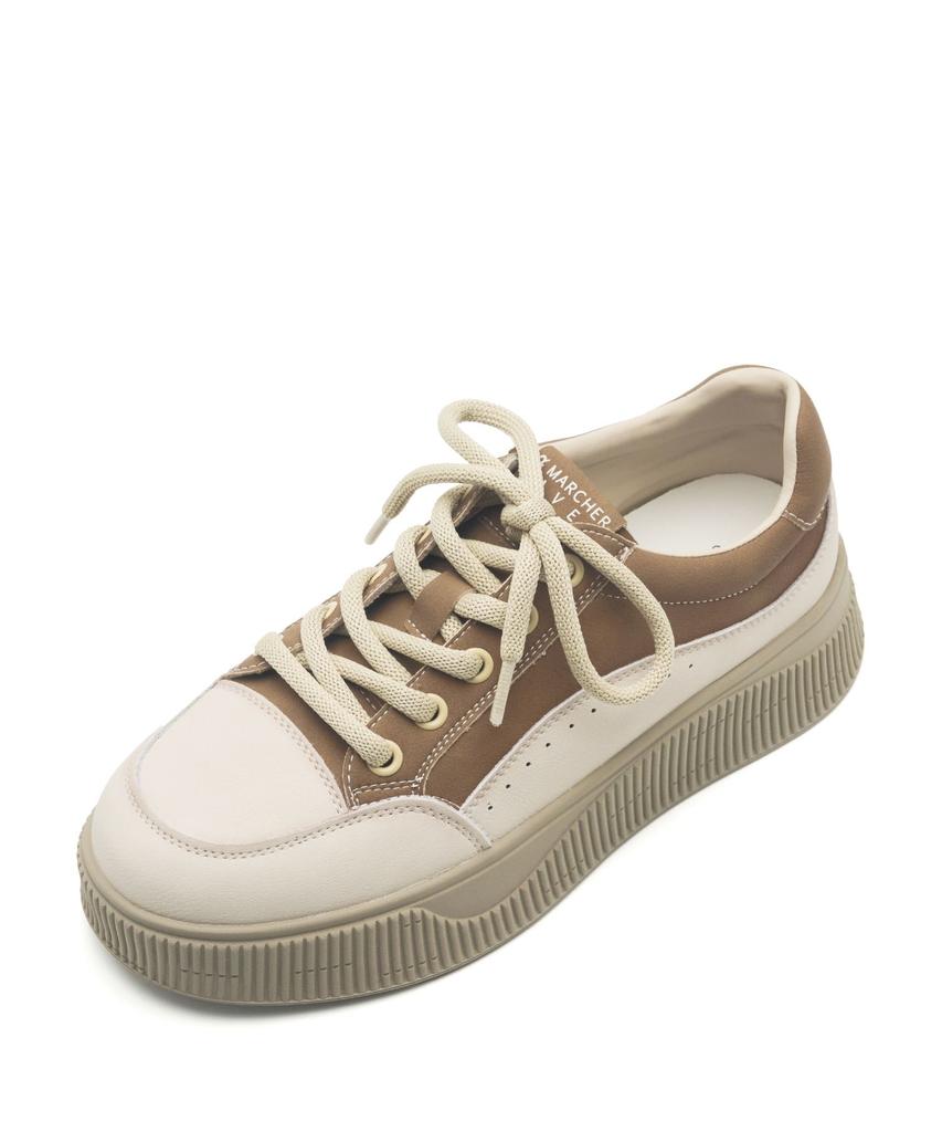 Spur Clod Vintage Washing Sneakers 5Cm Cowhide Sneakers -Va9065 (2Color)