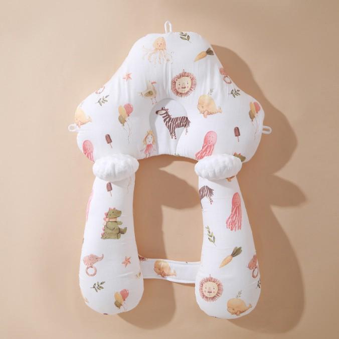 Anti-Flat Head Baby Pillow for Infants (0-12 Months) - Soothing, Shaping, Anti-Startle Pillow