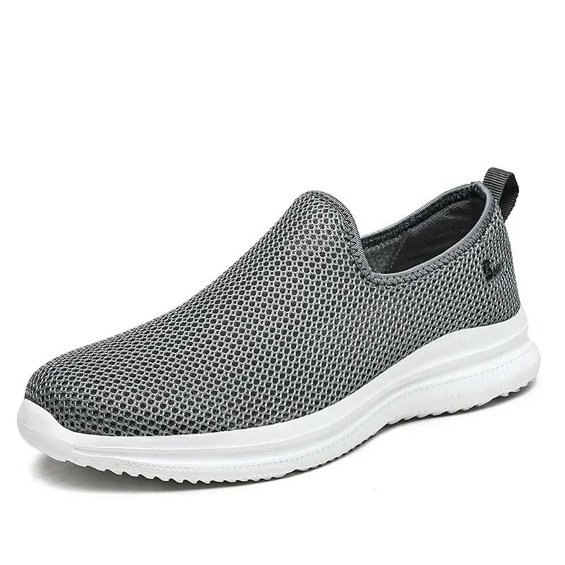 Comfortable Fashionable Antiskid Lightweight Hollowing Out Leather Casual Mesh Leather Shoes For Work Travel Suitable For Summer