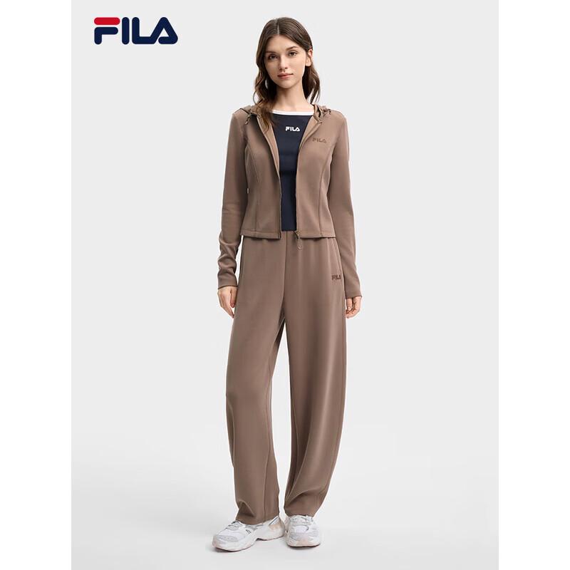 FILA Women s Knit Straight-Leg Casual Pants M