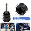 Car Jack Adapter Rust-Resistant Jack Drill Adapter High-Strength Rust-Proof Effort-Saving Tool For Travel Vehicle RV Camping