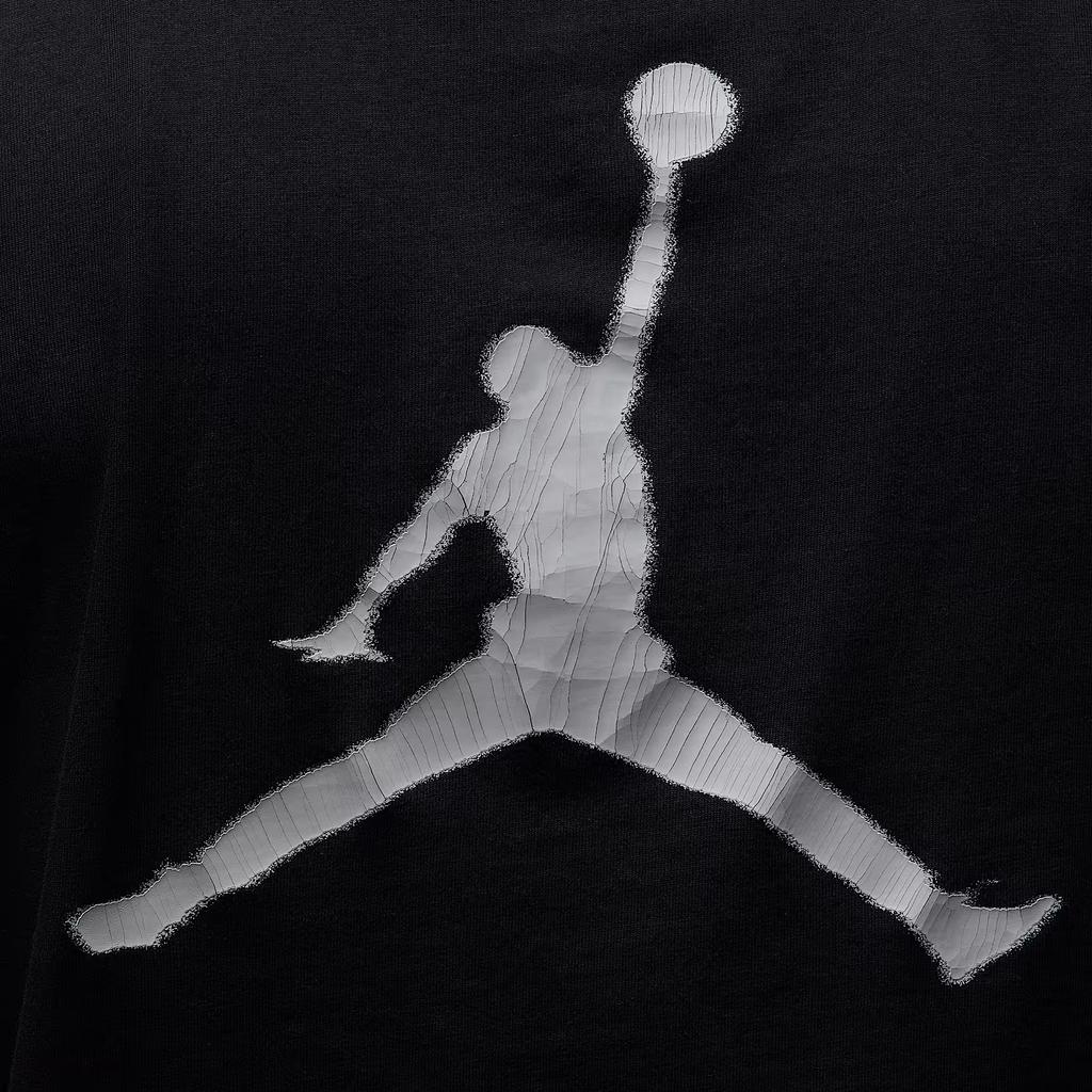 Jordan Jumpman MVP SS25 Fashion Simple Stylish Solid Color Short Sleeve T-Shirt Men Tops Black IB7522-010