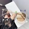 Ovale Blaulichtfilter-Myopiebrille - Modische lichtempfindliche Verfärbung