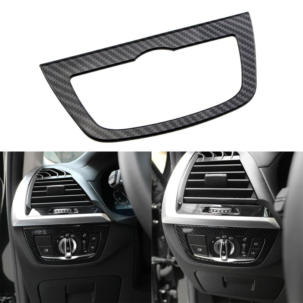 Car Headlight Head Light Switch Knob Button Panel Cover for BMW X3 G01 X4 G02 2018 - 2022 Trim Sticker  Interior Accessories