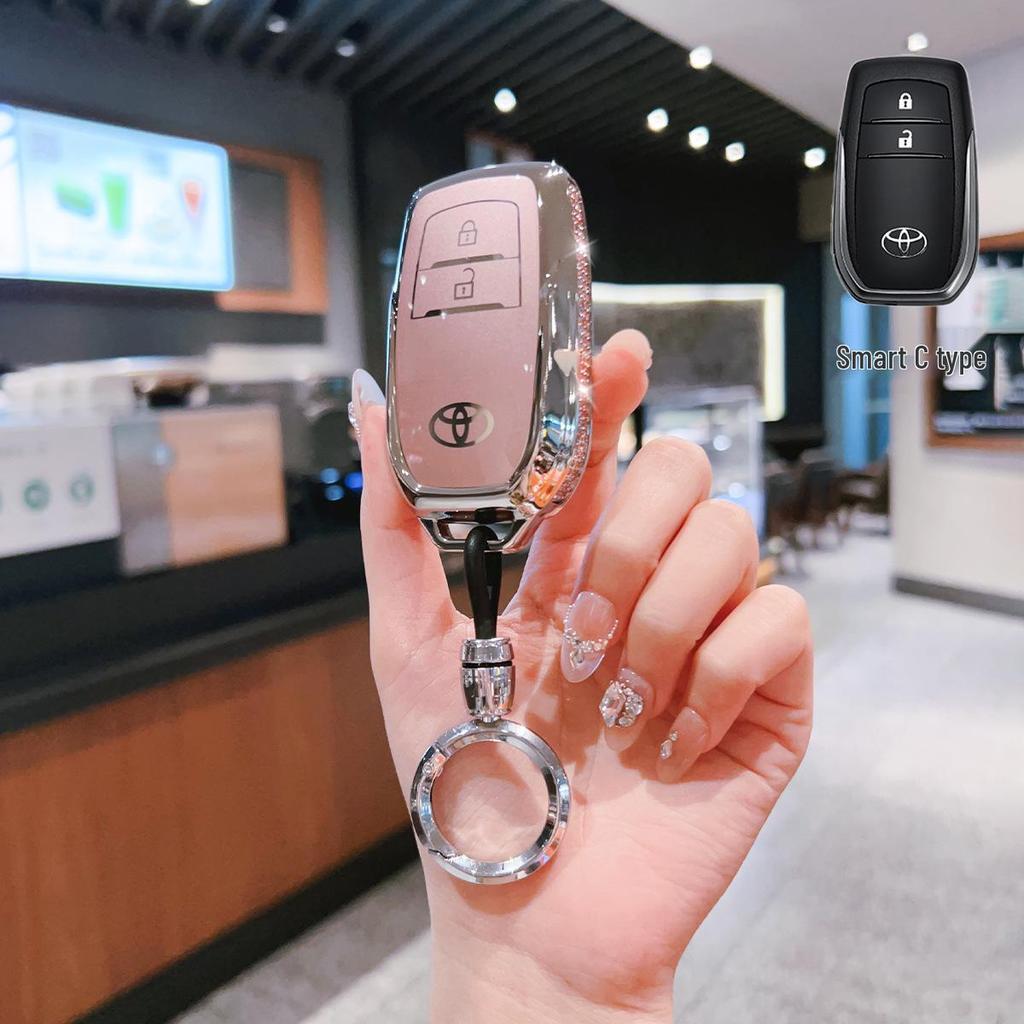 Key Cover for Toyota: Camry, Corolla, RAV4, Fengfan, Highlander, Asia Dragon, Velanda - Women's Edition