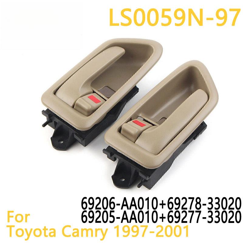 For 1997 Toyota Camry Front Inner Door Handle Bezel Cover 69206-AA010 69278-33020 69205-AA010 69277-33020