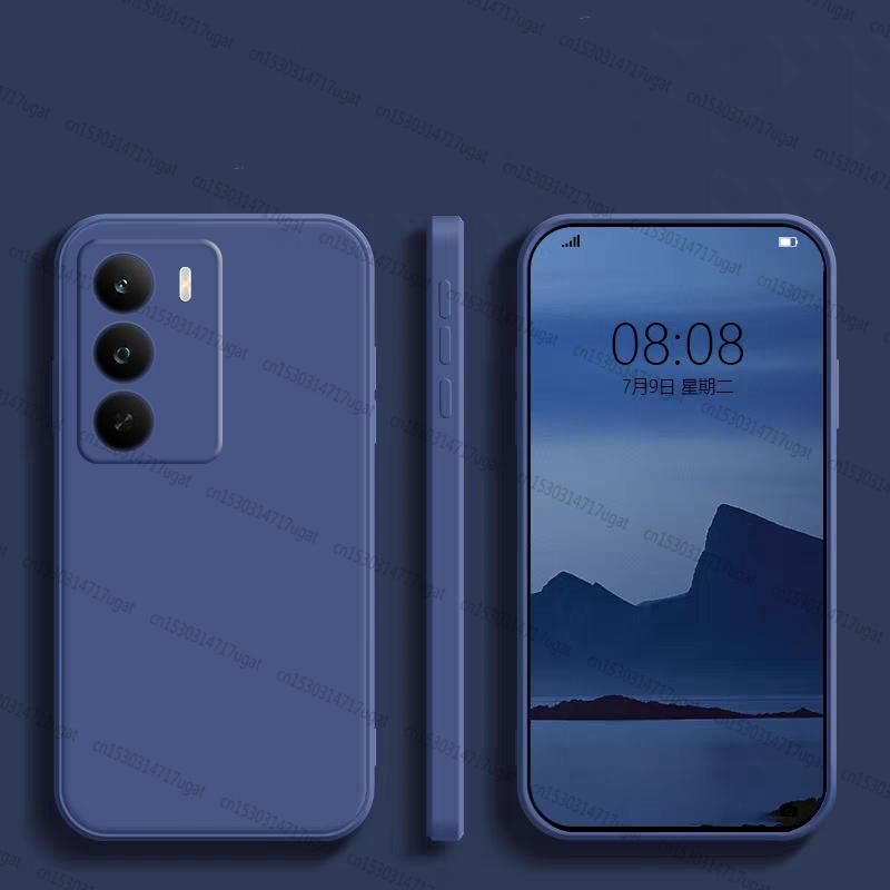 

Чехол-накладка для Realme C71 для Oppo Realme C71 Противоударный Мягкий Жидкий Силиконовый Чехол для Телефона для Realme C71 Чехол 6,67 дюйма Realme C71 синий